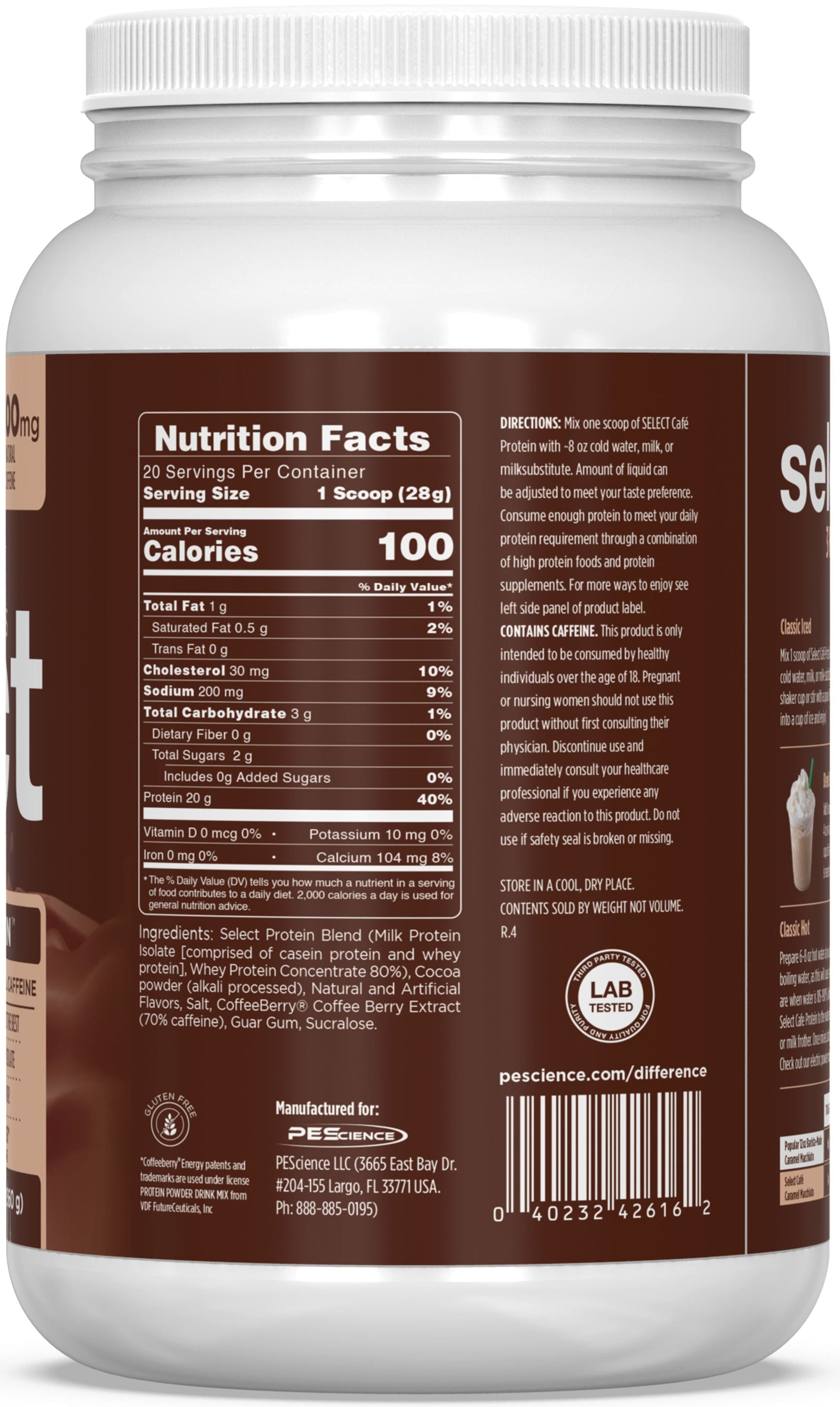 PEScience Select Caf¨Ś Series Protein