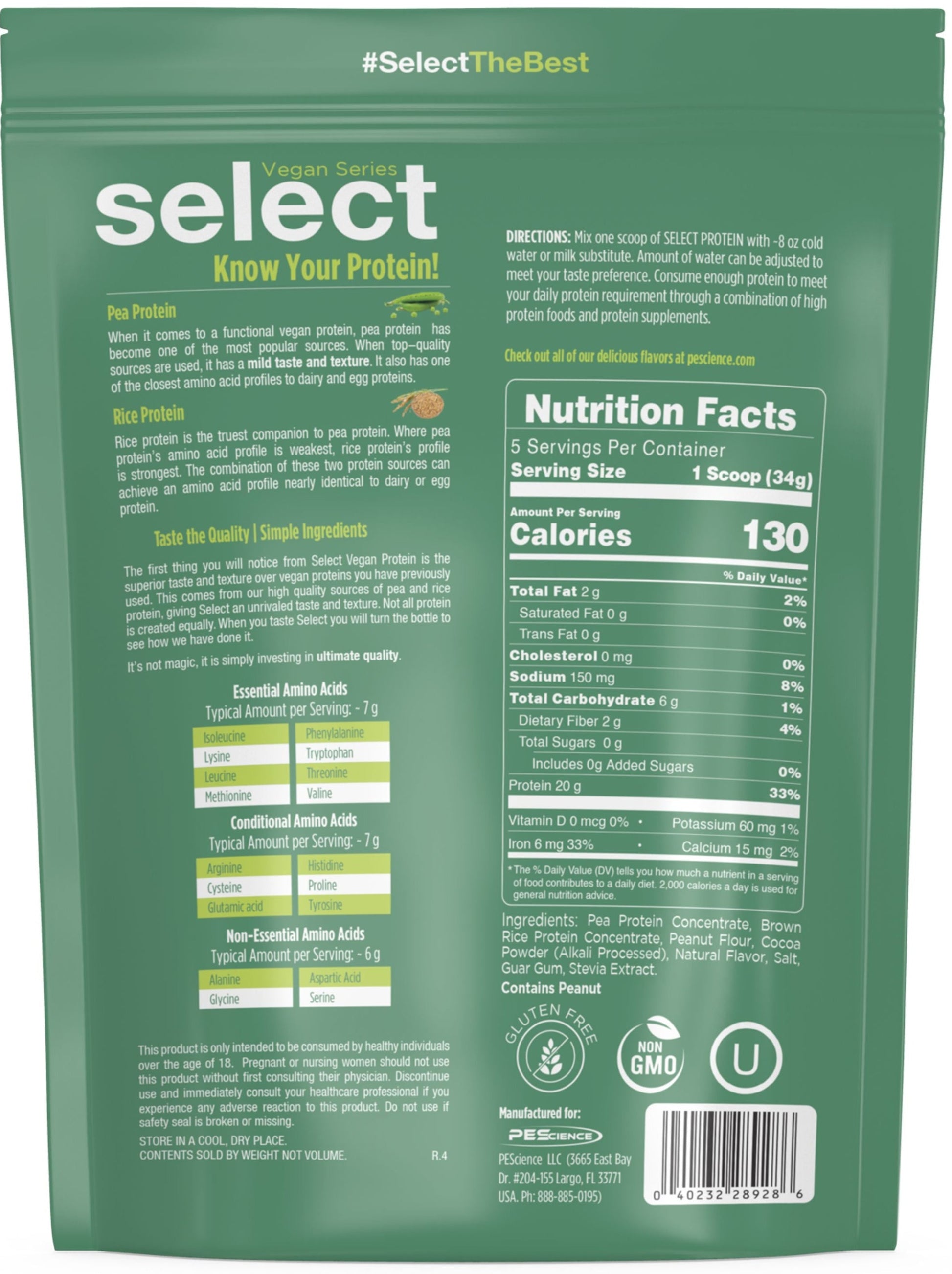 PEScience Select Vegan Protein