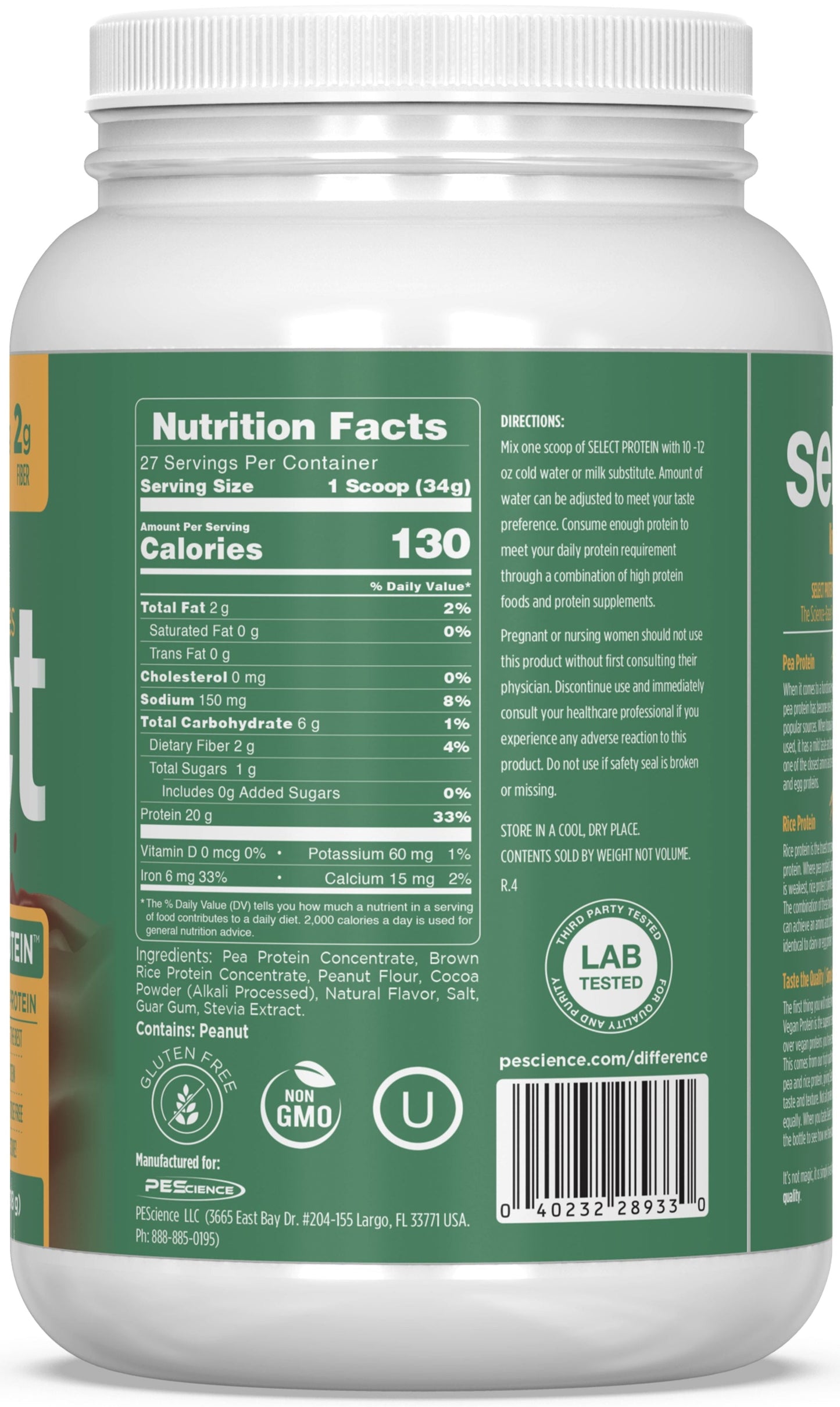 PEScience Select Vegan Protein