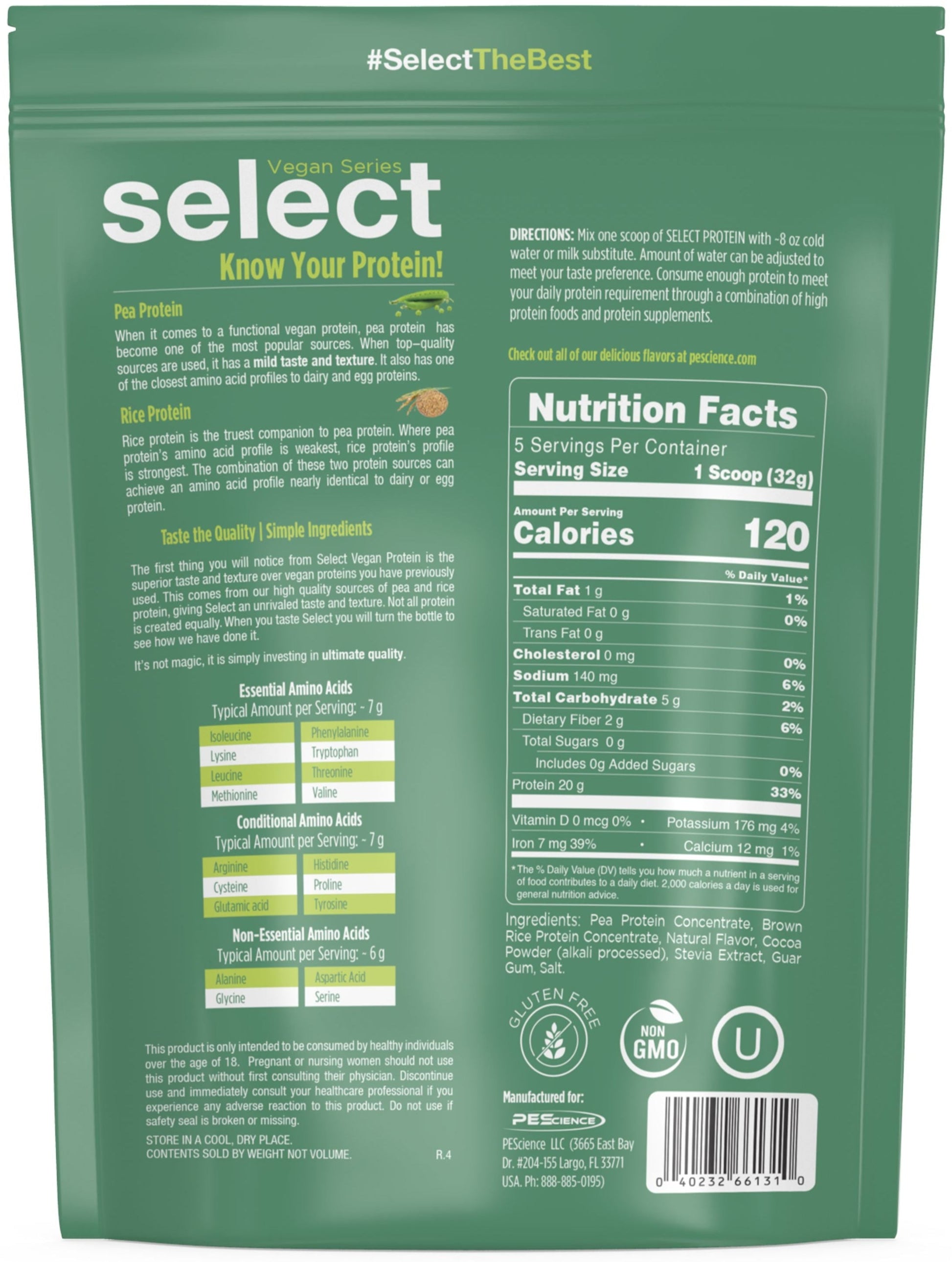 PEScience Select Vegan Protein