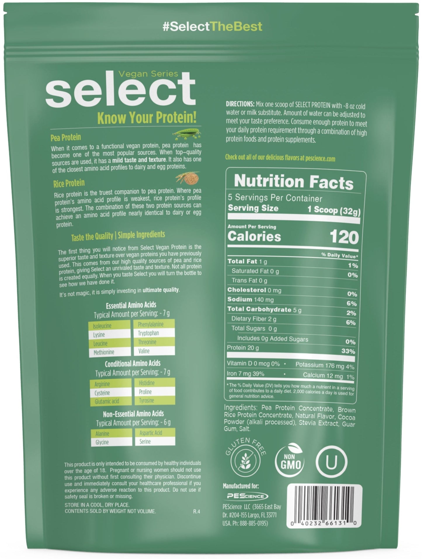 PEScience Select Vegan Protein