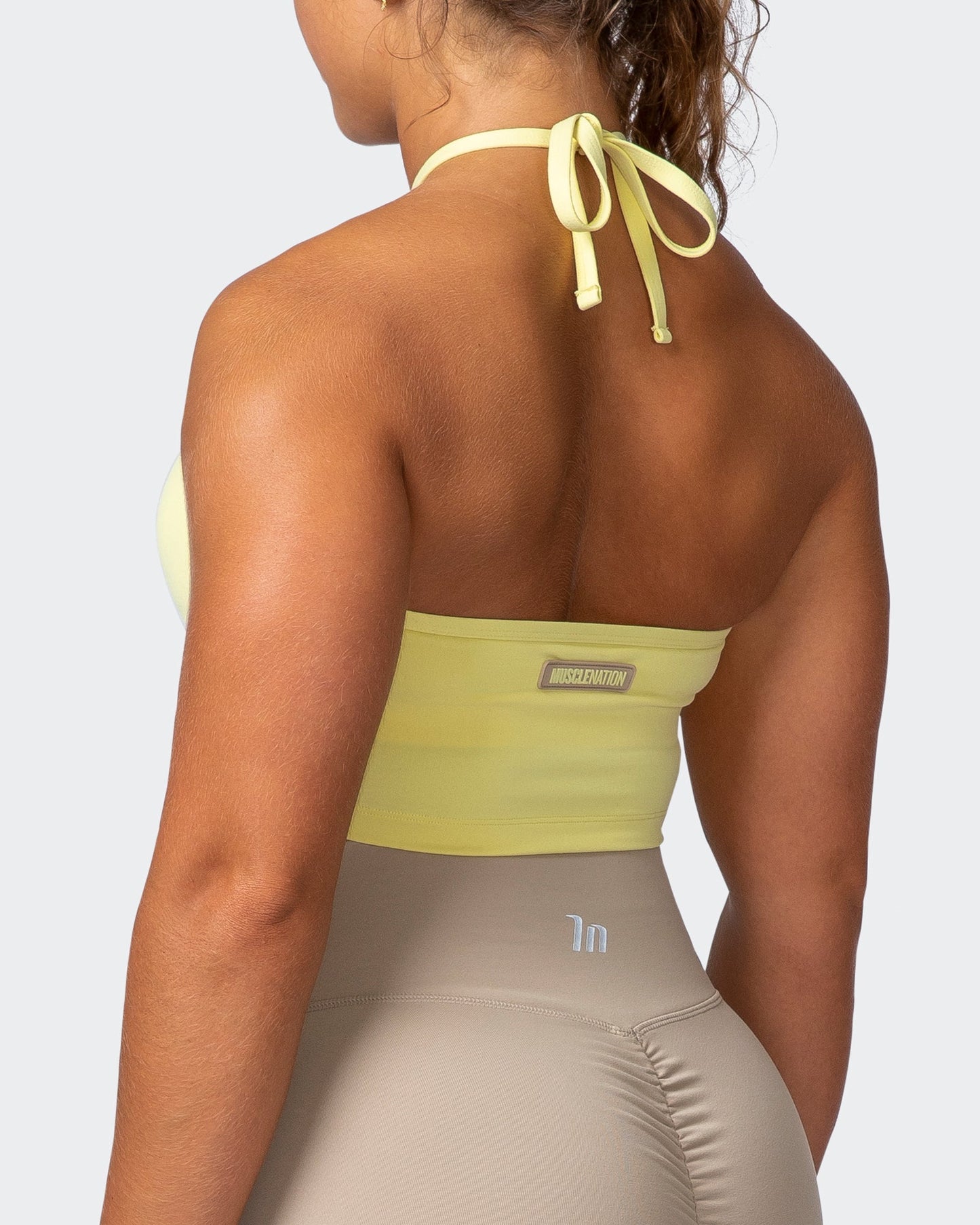 Shimmer Bra Tank Combo - Lemon Fizz-Sports Bras-XXS-012208LMNFIZ-XXS-MNAPPRL13162-5-Muscle Nation