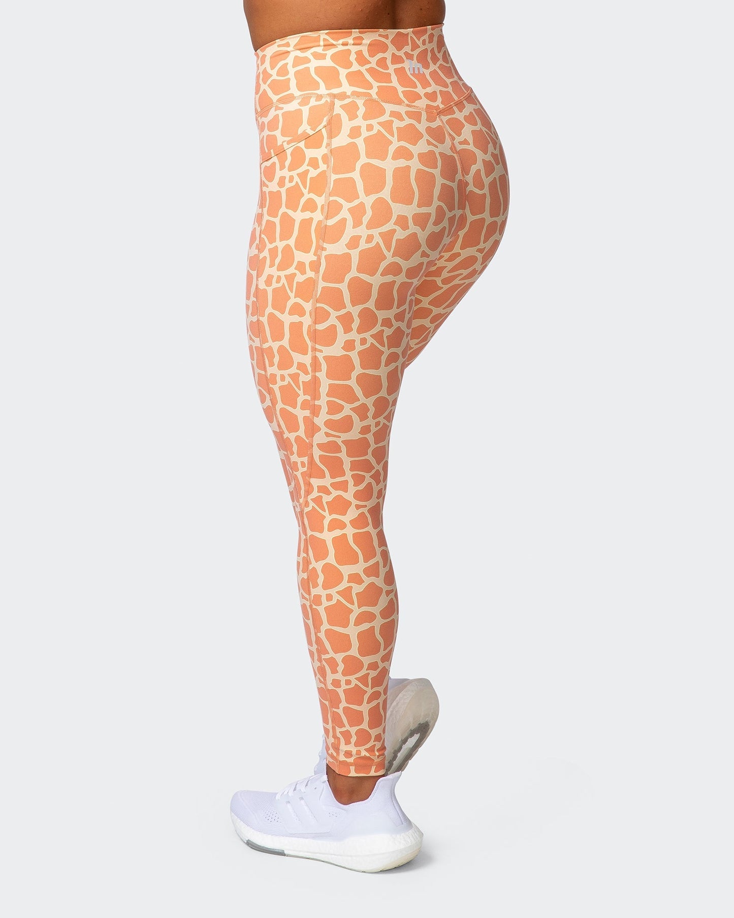 Signature Pocket Ankle Length Leggings - Paradise Giraffe Print-Leggings-XXS-032209PARGIR-XXS-MNAPPRL13724-4-Muscle Nation