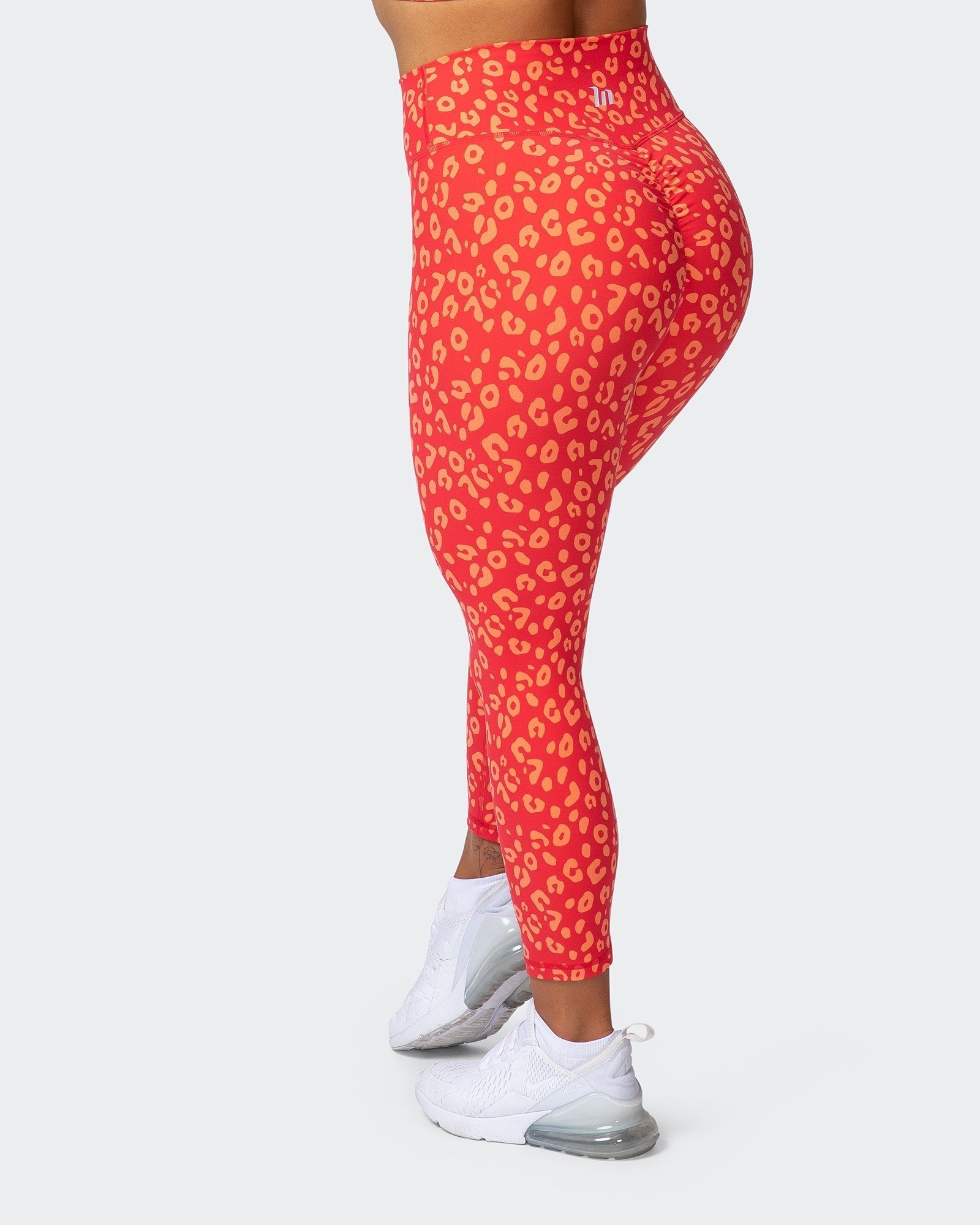 Signature Scrunch 7/8 Leggings - Vibrant Cheetah Print-Leggings-XXS-112116VCHET-XXS-MNAPPRL12252-5-Muscle Nation