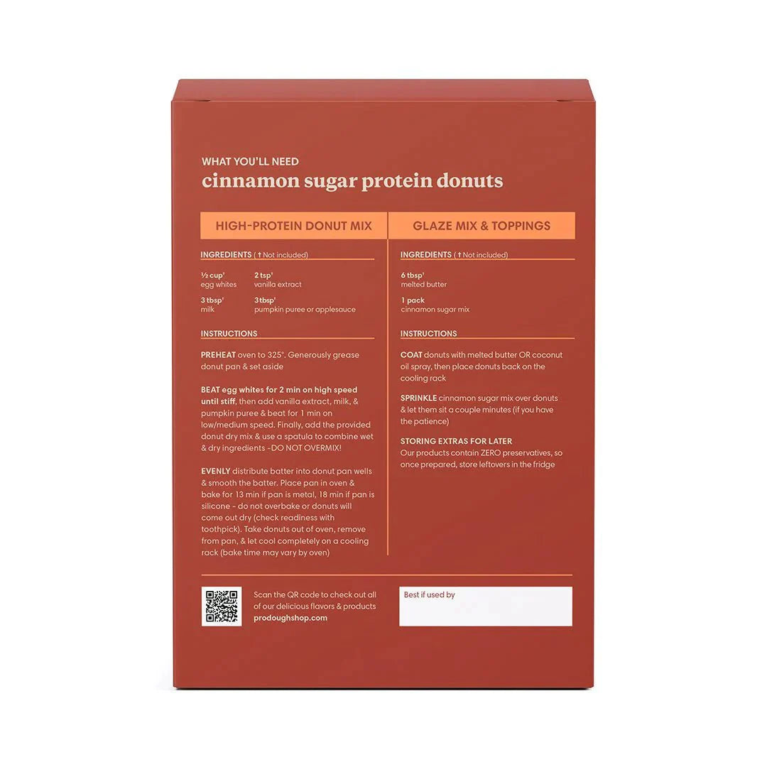 Standard Flavors Protein Donut Mixes - Monthly Subscription - ProDough Protein Bakeshop