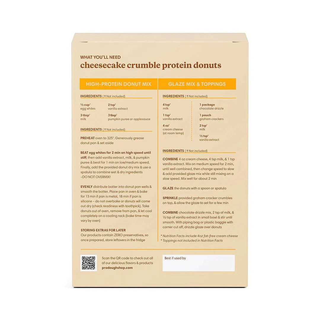 Standard Flavors Protein Donut Mixes - Monthly Subscription - ProDough Protein Bakeshop
