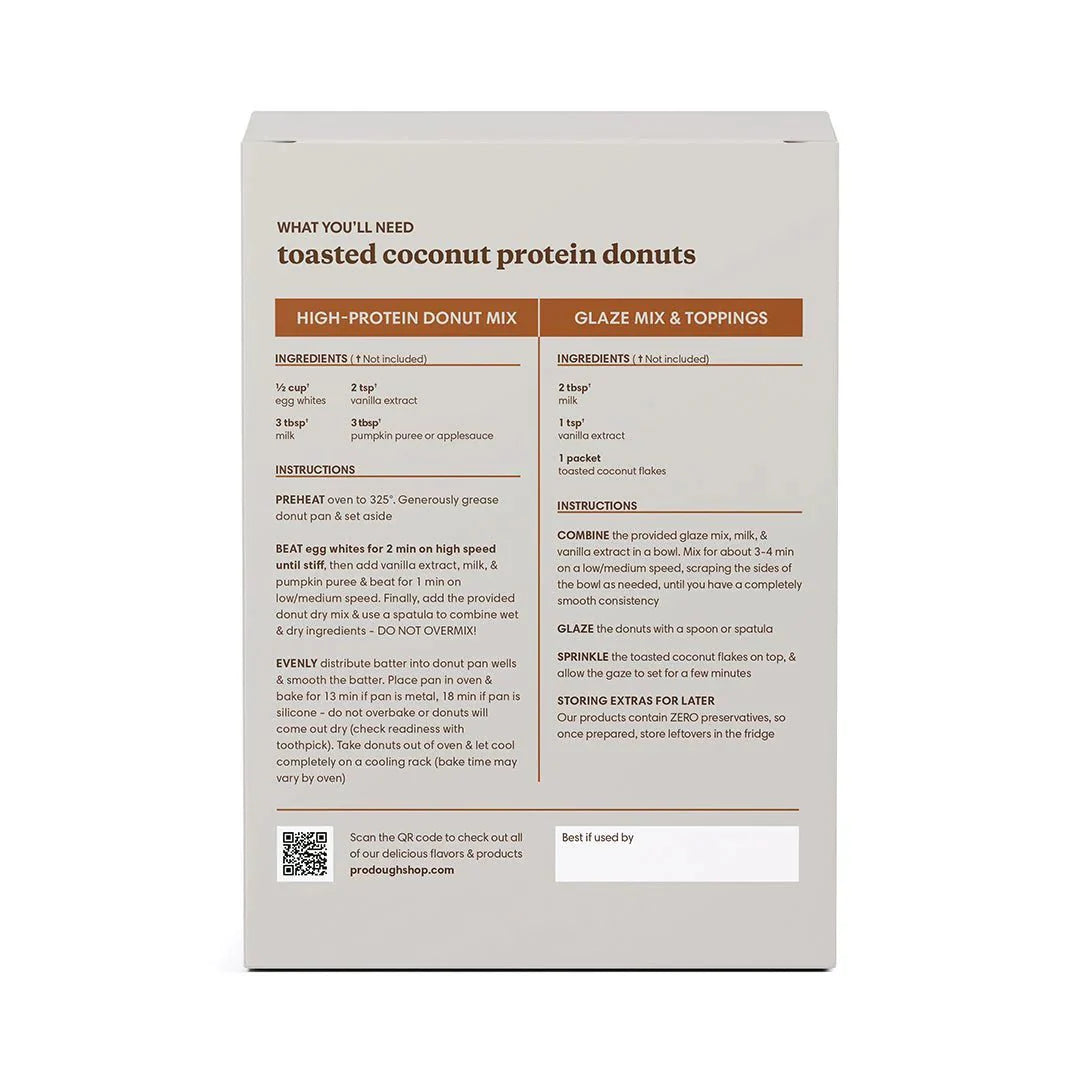 Standard Flavors Protein Donut Mixes - Monthly Subscription - ProDough Protein Bakeshop