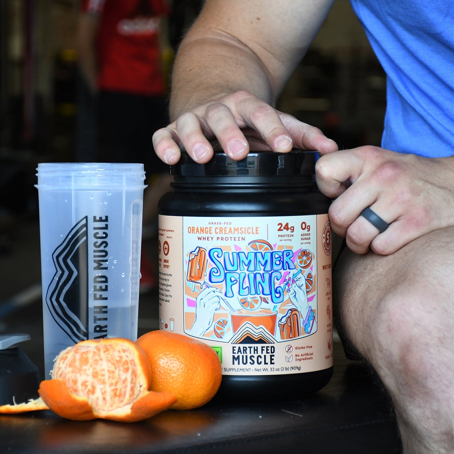 SEASONAL FLAVOR: Summer Fling Orange Creamsicle Grass-Fed Whey Protein