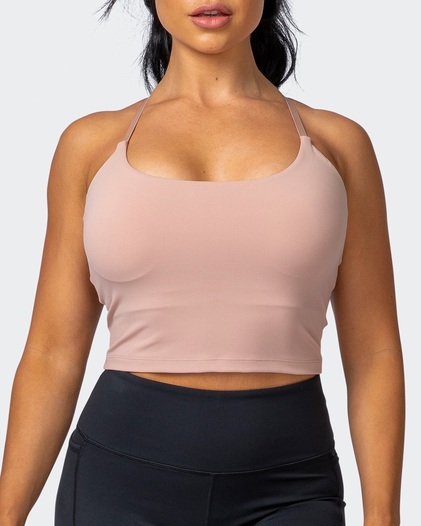 Summertime Cropped Tank - Mahogany Rose-Tops-XXS-112120MROSE-XXS-MNAPPRL12332-2-Muscle Nation