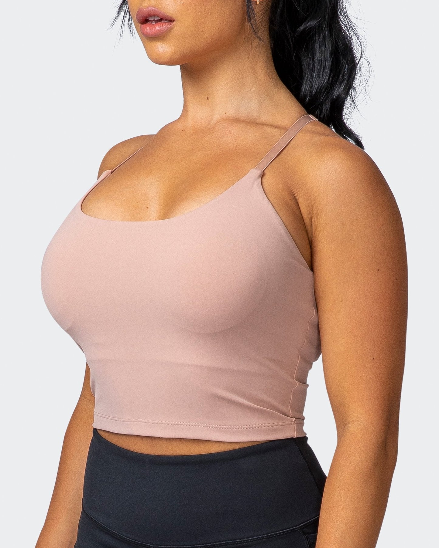 Summertime Cropped Tank - Mahogany Rose-Tops-XXS-112120MROSE-XXS-MNAPPRL12332-3-Muscle Nation