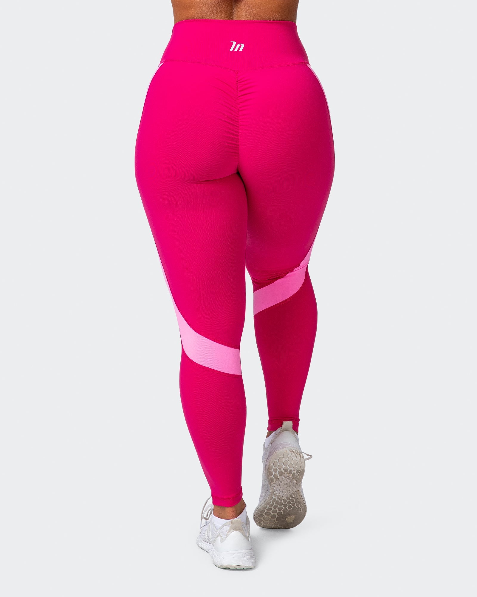 Sunlight Signature Scrunch Ankle Length Leggings - Pink Punch-Leggings-XXS-012206PNKPNCH-XXS-MNAPPRL13101-6-Muscle Nation