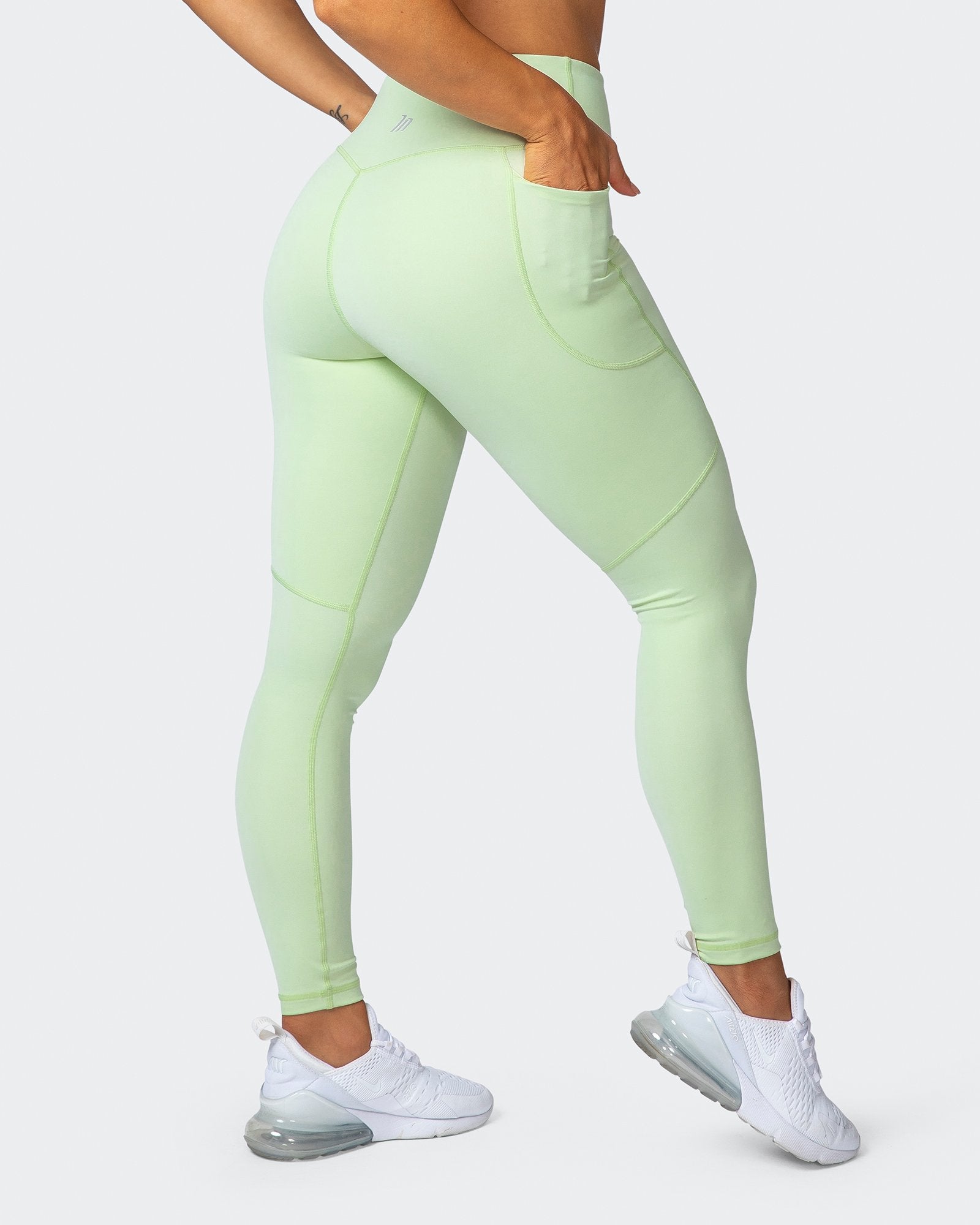 Superior Squat Pocket Ankle Length Leggings - Minty-Leggings-XXS-112123MNTY-XXS-MNAPPRL12395-1-Muscle Nation