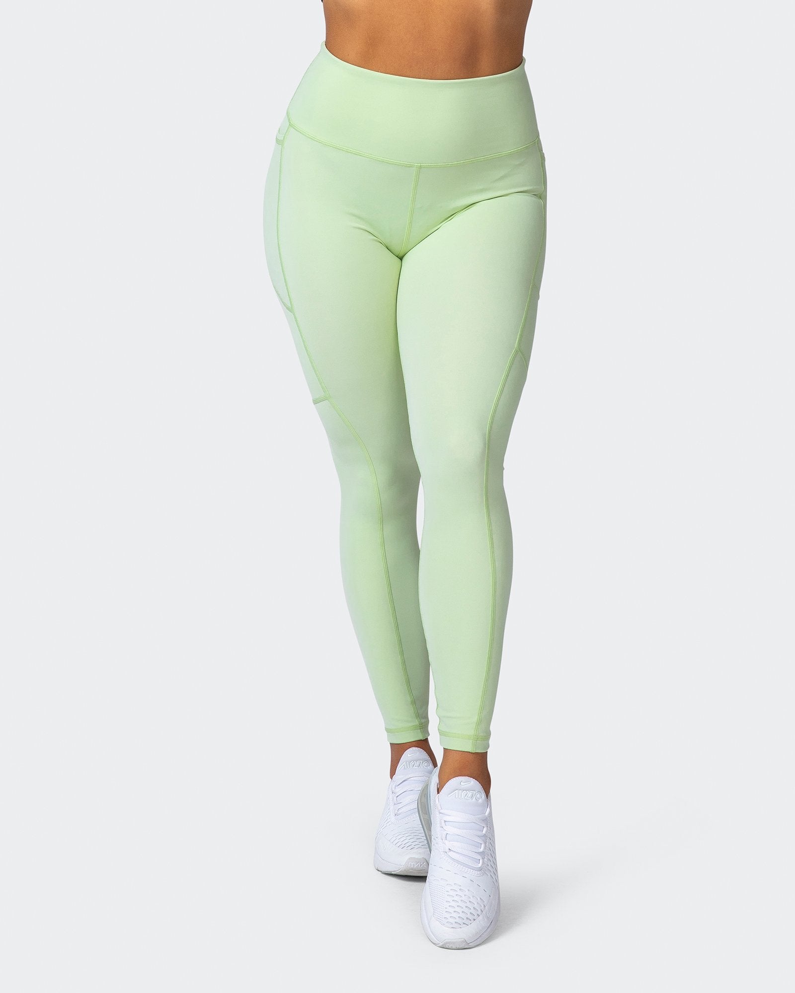 Superior Squat Pocket Ankle Length Leggings - Minty-Leggings-XXS-112123MNTY-XXS-MNAPPRL12395-2-Muscle Nation