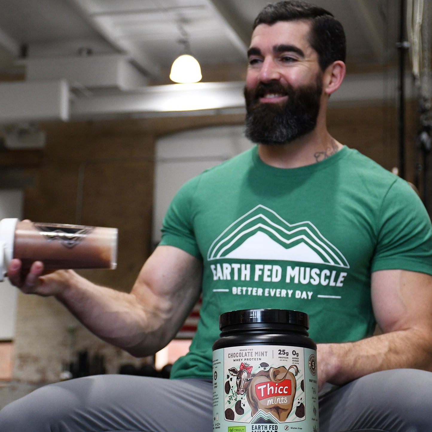 SEASONAL FLAVOR: Thicc Mints Chocolate Mint Grass-Fed Whey Protein