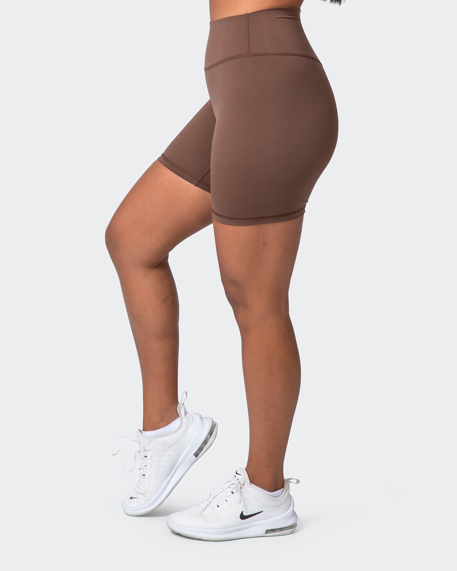 V1 Butter Bike Shorts - Mocha-Shorts-XXS-112152MOCHA-XXS-MNAPPRL12826-4-Muscle Nation