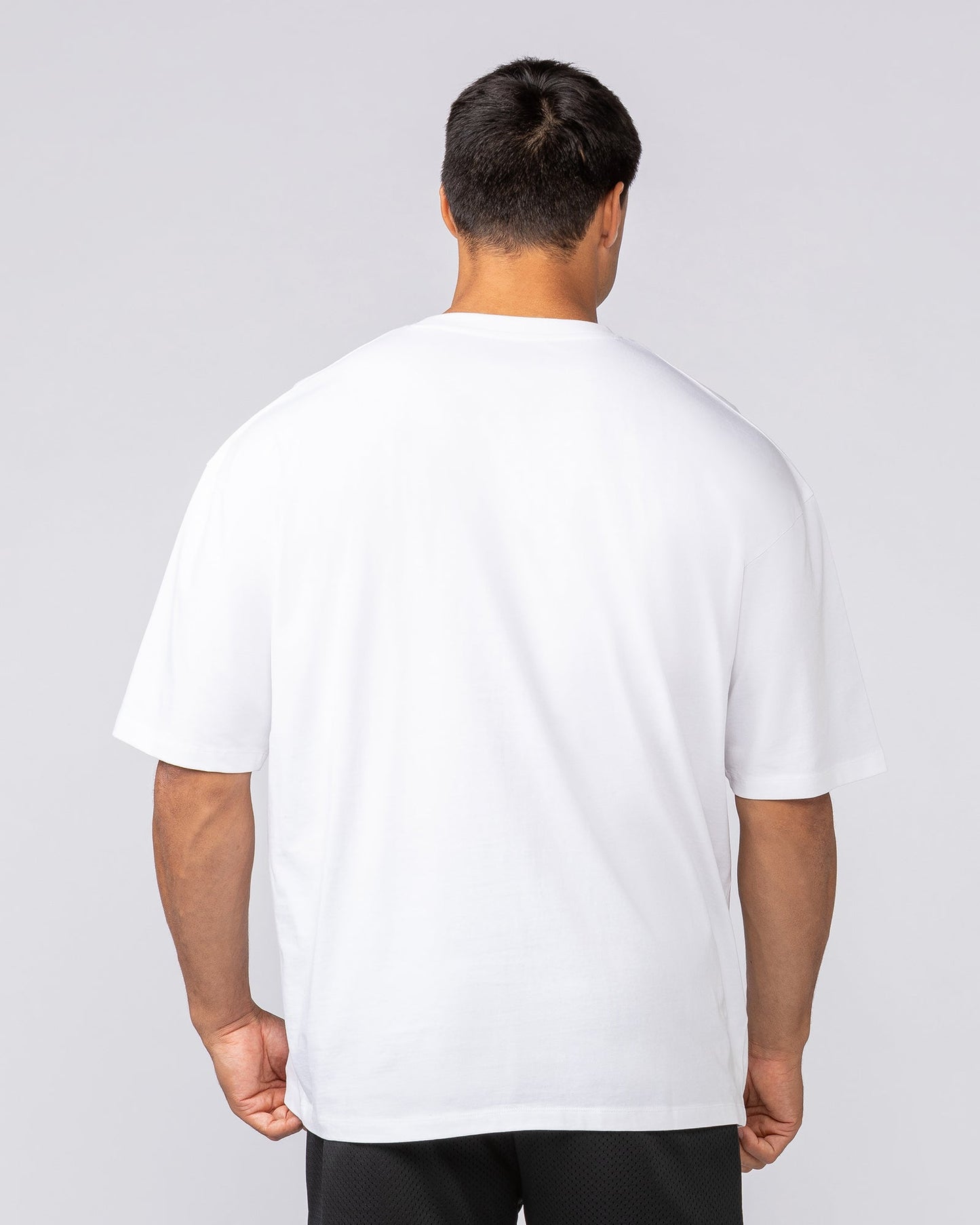 Varsity Training Oversized Tee - White-T-Shirts-XS-072502WHT-XS-MNAPPRL44027-4-Muscle Nation