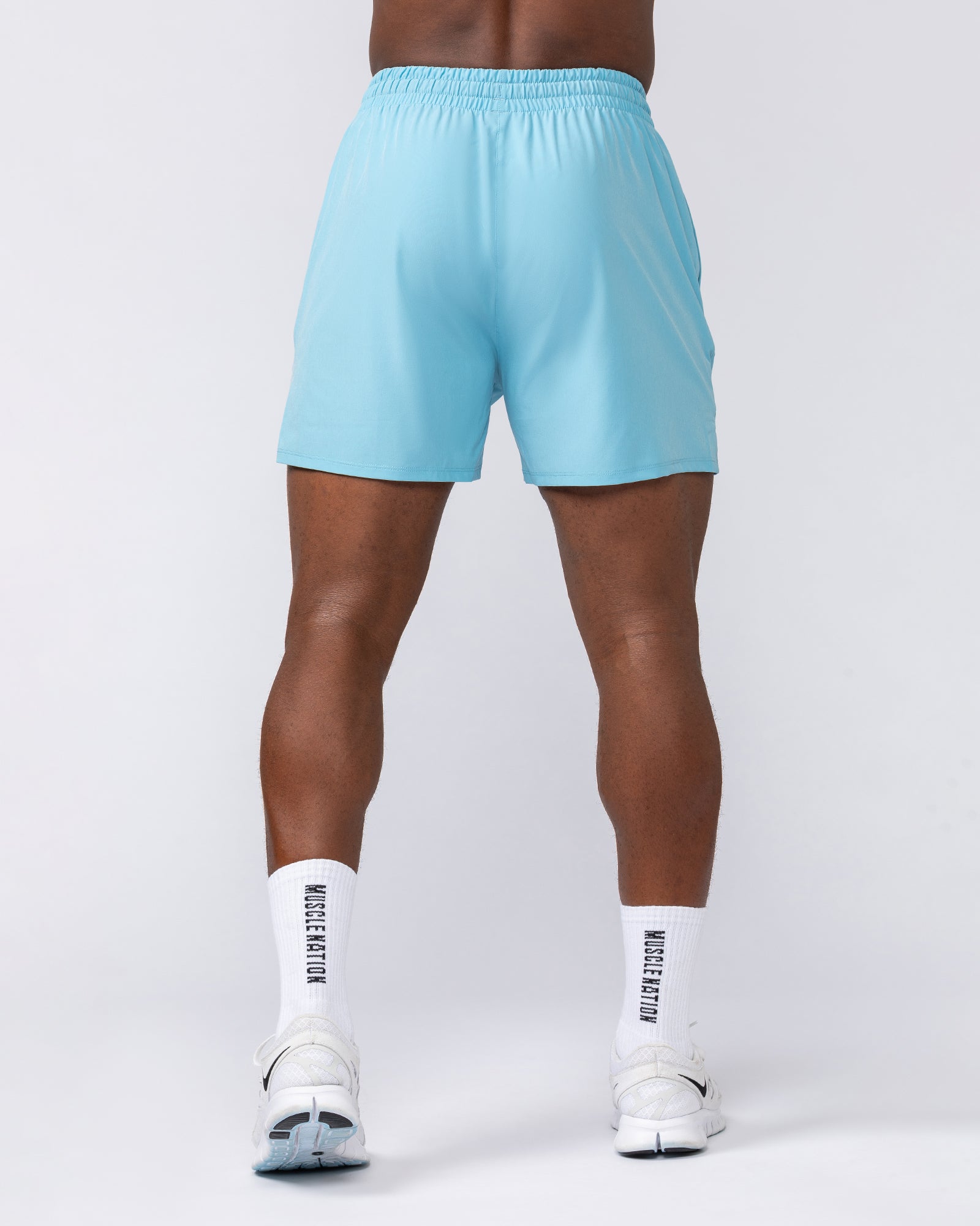 New Heights 4" Shorts - Mid Blue-Shorts-S-032534MIDBLUE-S-MNAPPRL41153-5-Muscle Nation